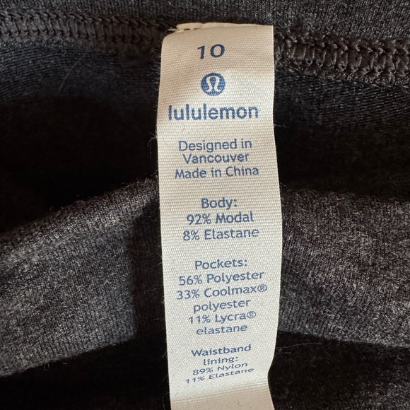 Lululemon Wide Leg High Waist Stretchy Pants. Never Worn. Size 10 - Picture 9 of 12